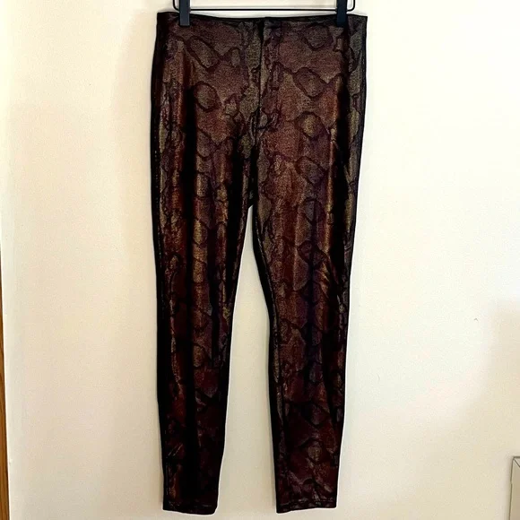 MOTHER Snakeskin High Waist Seamless Looker Ankle Pant